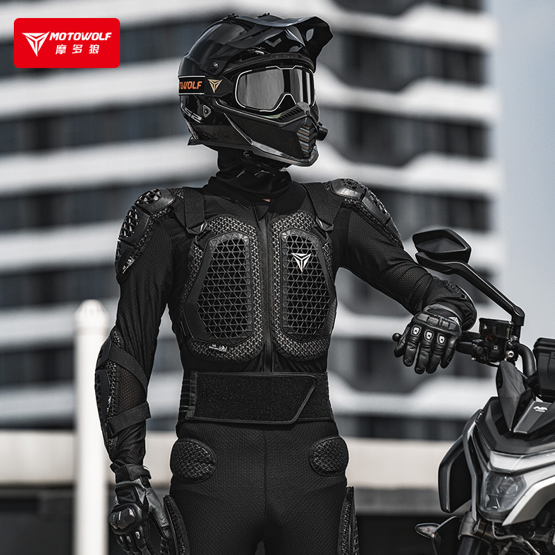 Cycling Gear Jacket - เสื้อแจ็คเก็ตรถจักรยานยนต์ Moto เกราะ Motocross Racing CE