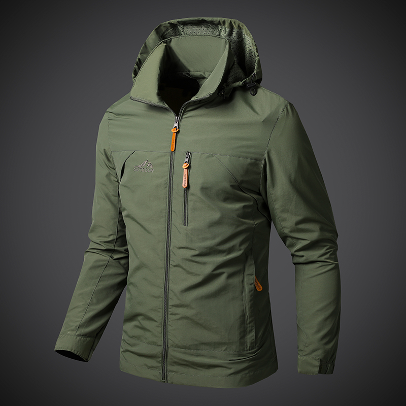 Cycling Gear Jacket - เสื้อแจ็คเก็ตกันลมสำหรับผู้ชายรุ่นใหม่สำหรับฤดูใบไม้ร่วงและฤดูหนาว ชุดปีนเขา เสื้อแจ็คเก็ตปั่นจักรยาน อุปกรณ์กลางแจ้งสำหรับการเดินป่าและปีนเขา