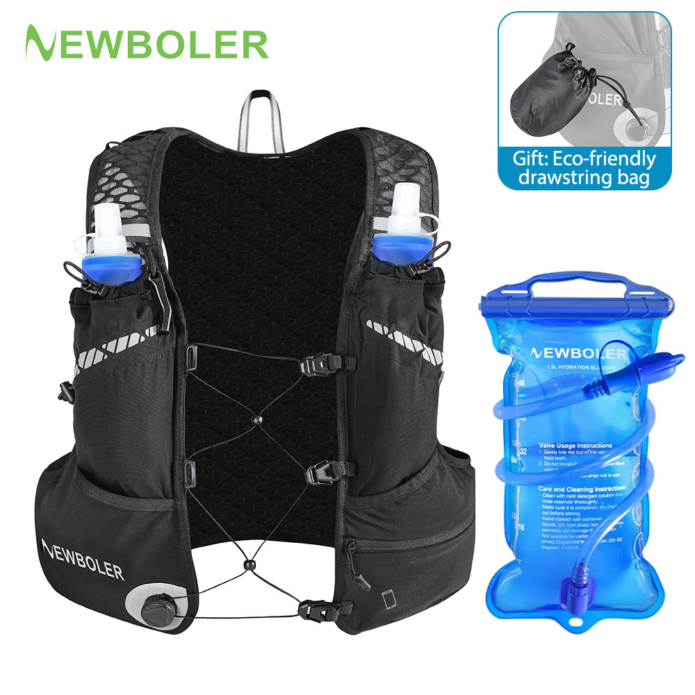 Cycling Gear Storage - กระเป๋าเป้สะพายหลังแบบระบายอากาศ 8 ลิตร สำหรับวิ่งเทรล มาราธอน ปั่นจักรยาน