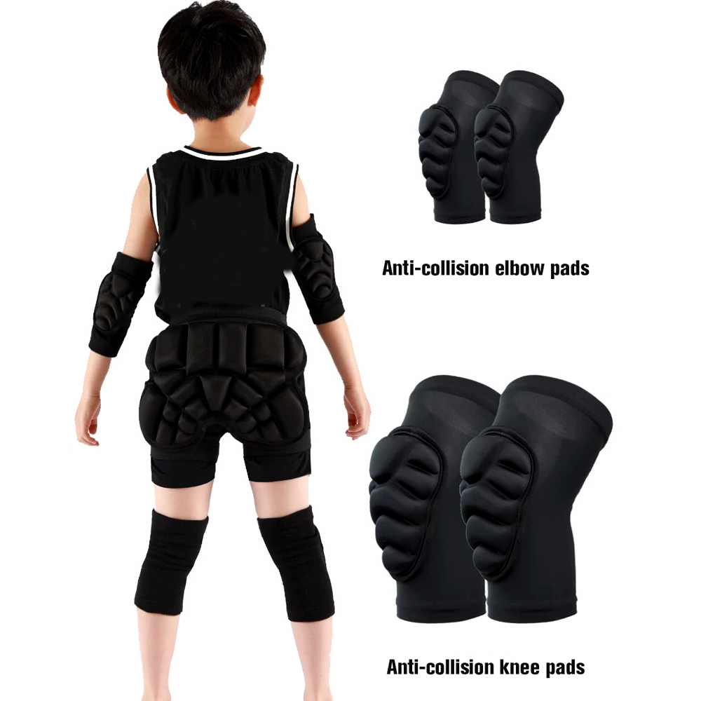 1 คู่เด็กเข่า Pads และ Elbow P - Cycling Protective Gear For Kids บทวิจารณ์และราคา