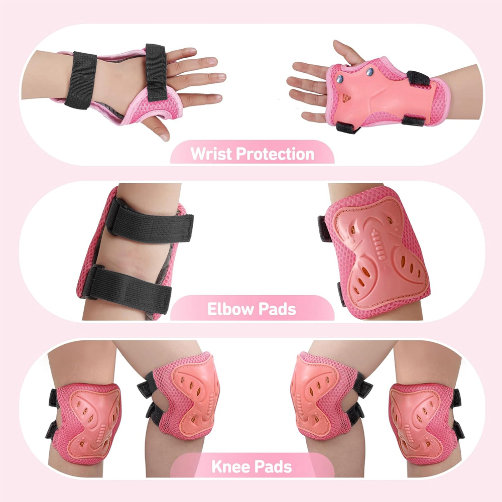 ชุดอุปกรณ์ป้องกัน 6 ชิ้น สำหรั - Cycling Protective Gear For Kids บทวิจารณ์และราคา