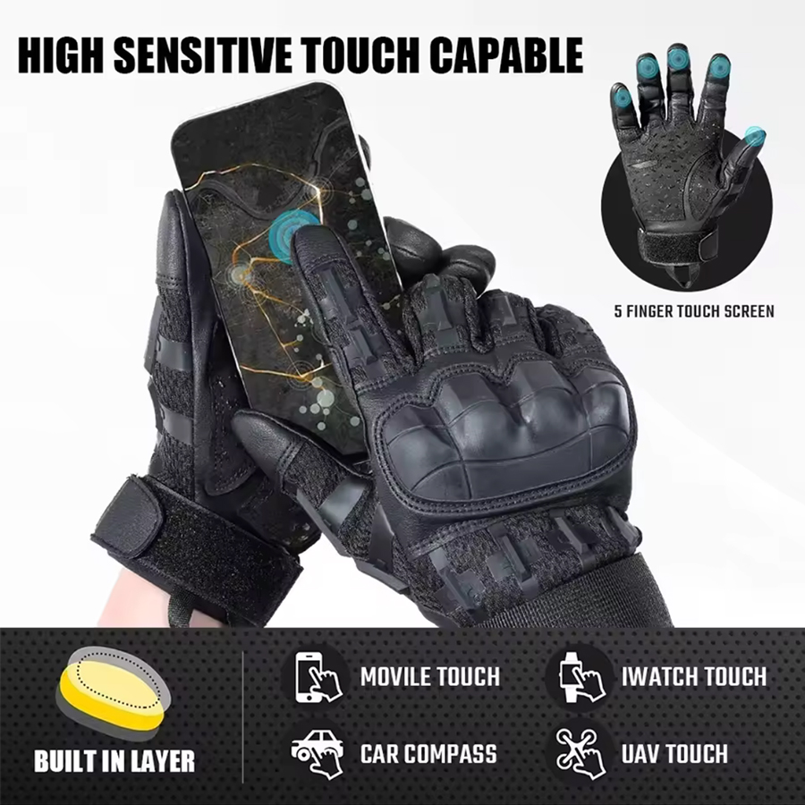 ถุงมือยุทธวิธีหน้าจอสัมผัสเปลื - Cycling Gear Names บทวิจารณ์และราคา