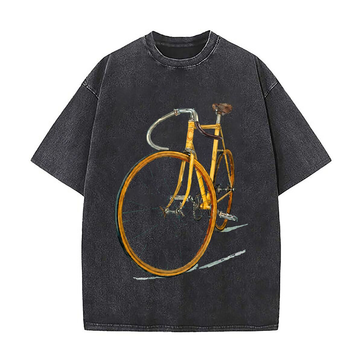 เสื้อยืดสตรีทแวร์แขนสั้นทรงหลว - Cycling Gear Shop บทวิจารณ์และราคา
