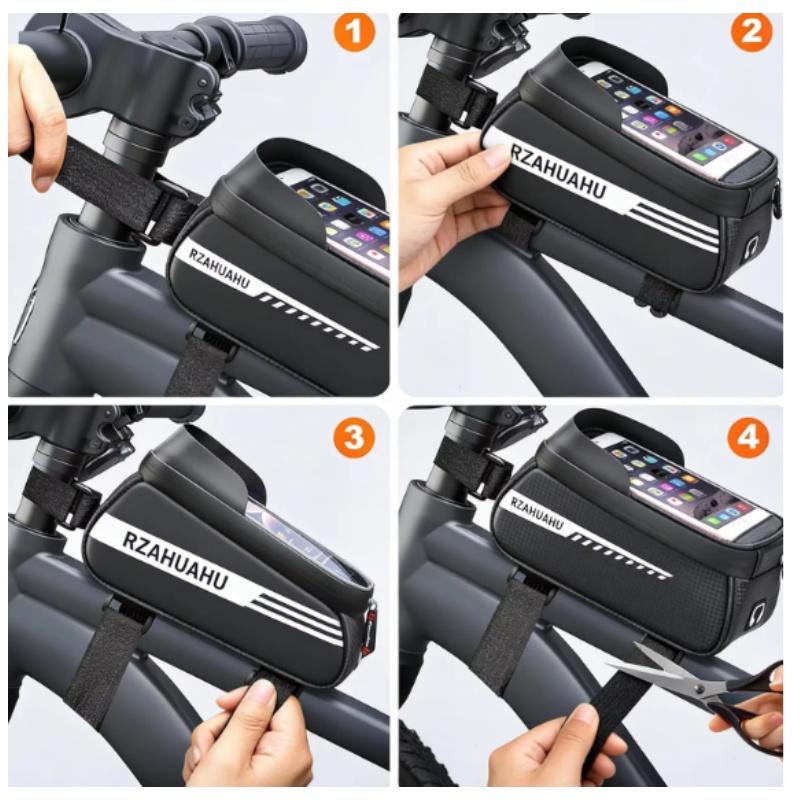 กระเป๋าเก็บโทรศัพท์ติดที่บังแด - Cycling Gear Storage บทวิจารณ์และราคา