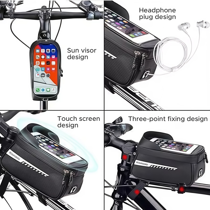 กระเป๋าเก็บโทรศัพท์ติดที่บังแด - Cycling Gear Storage บทวิจารณ์และราคา