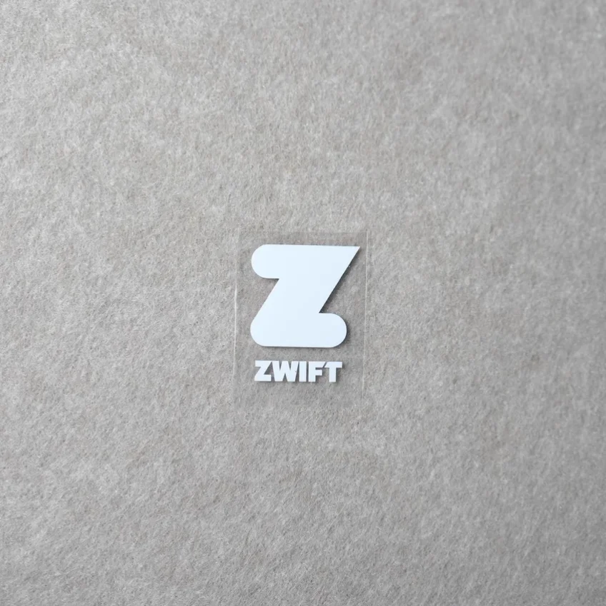 สติ๊กเกอร์ไวนิลกันน้ำสีดำขาวสไ - Cycling Zwift บทวิจารณ์และราคา