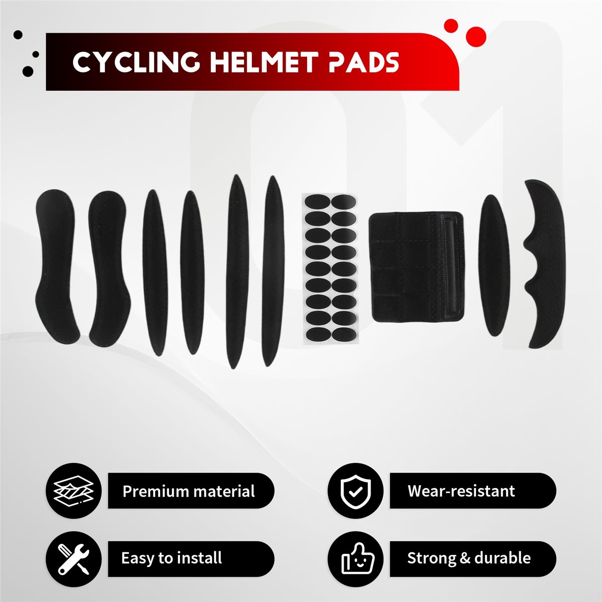 แผ่นรองหมวกกันน็อค ABXY แบบฟอง - Bicycle Helmet บทวิจารณ์และราคา