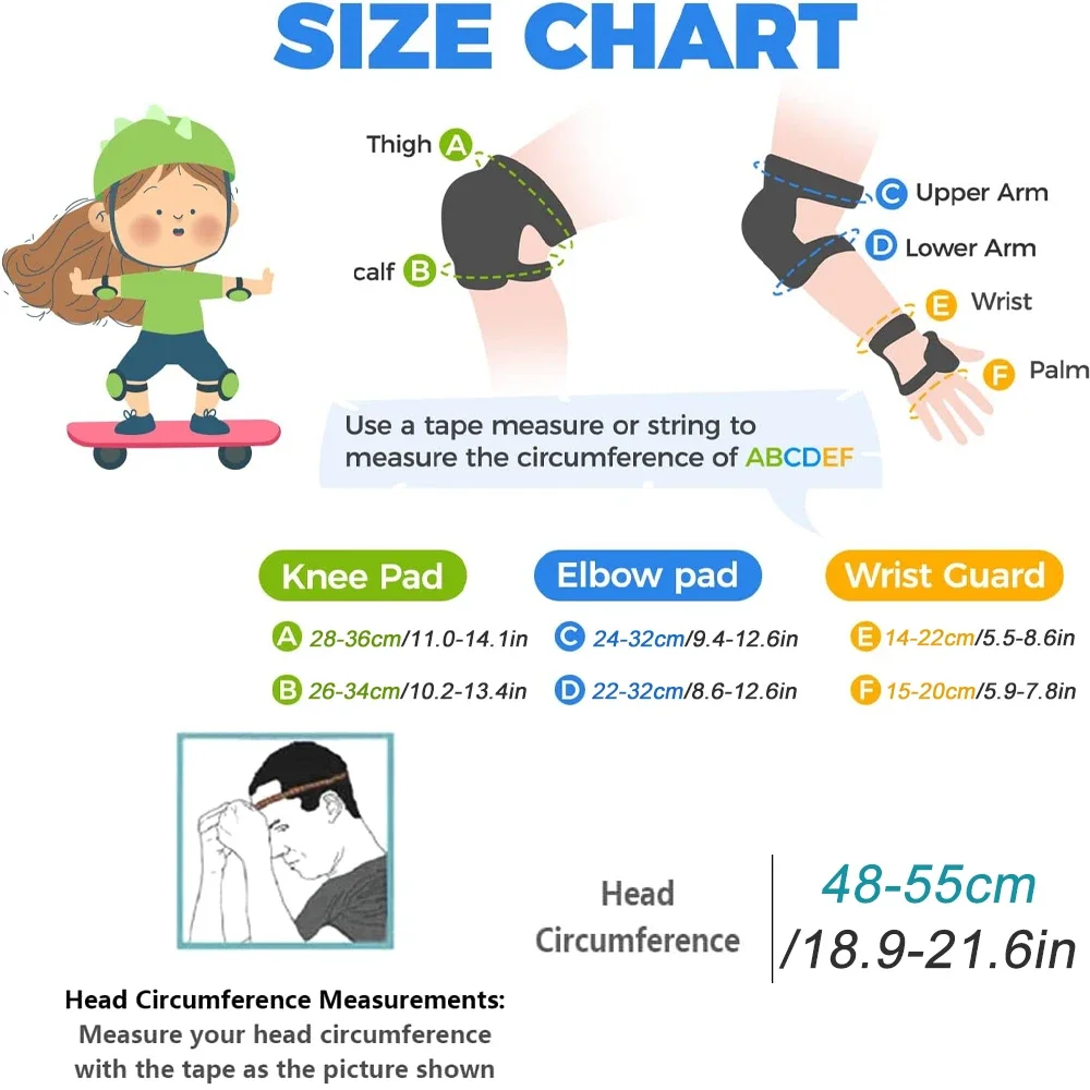 หมวกกันน็อคจักรยานเด็กเข่าข้อศ - Cycling Protective Gear For Kids บทวิจารณ์และราคา