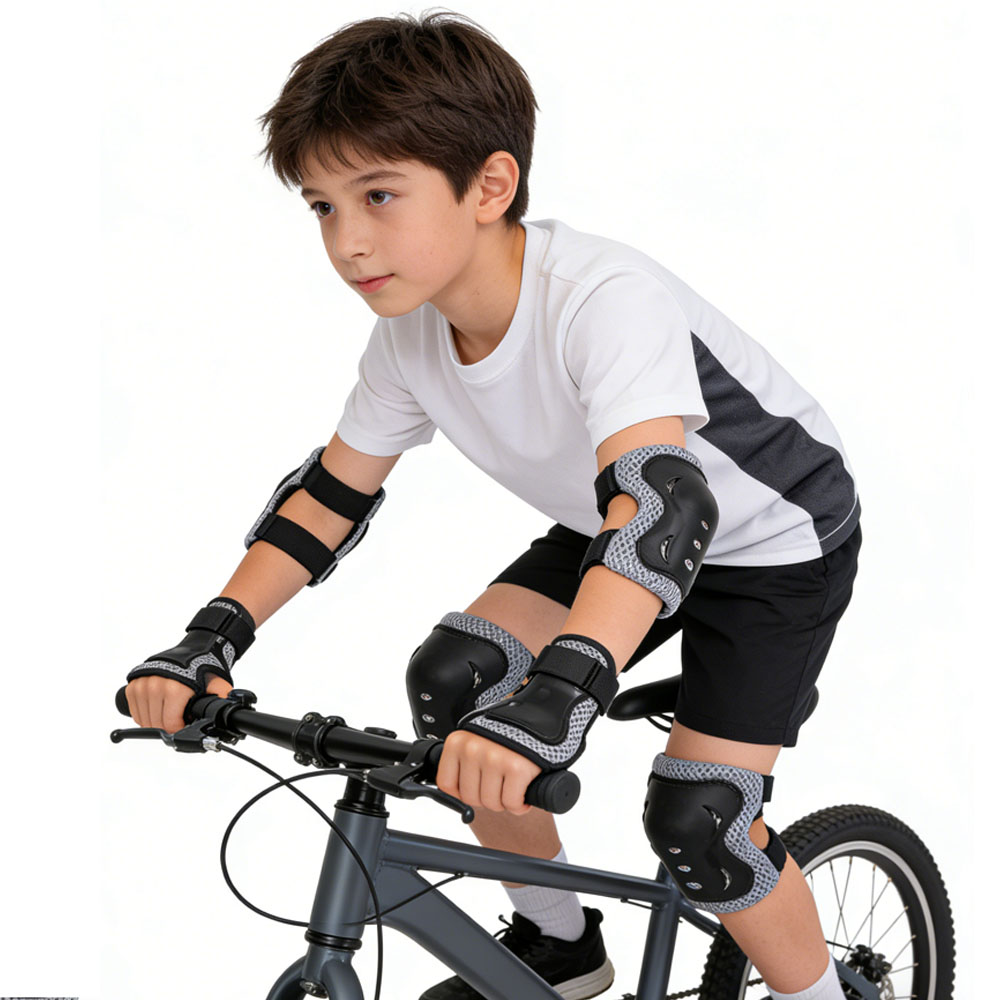 สนับเข่า สนับศอกสำหรับเด็ก อาย - Cycling Protective Gear For Kids บทวิจารณ์และราคา