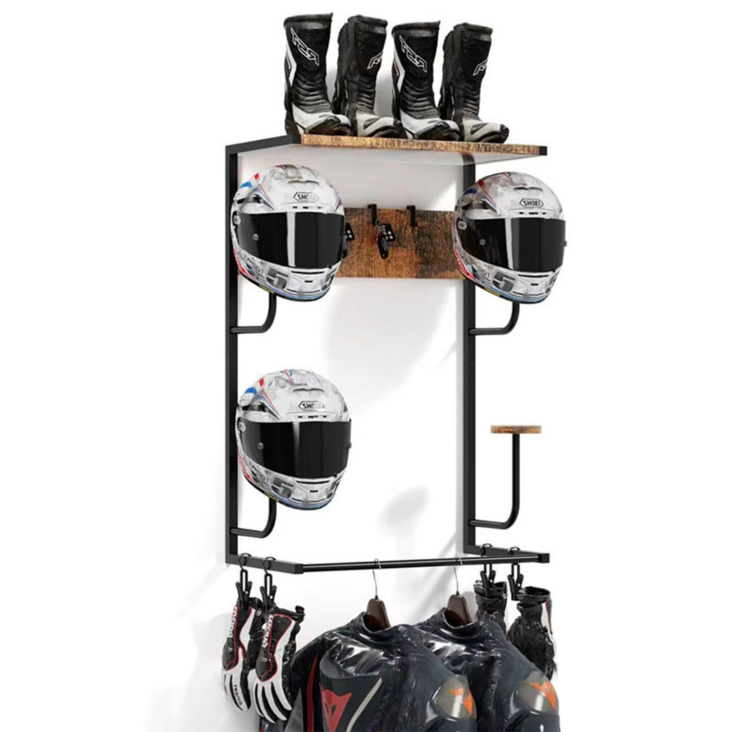 ที่วางหมวกกันน็อครถจักรยานยนต์ - Cycling Gear Organiser บทวิจารณ์และราคา