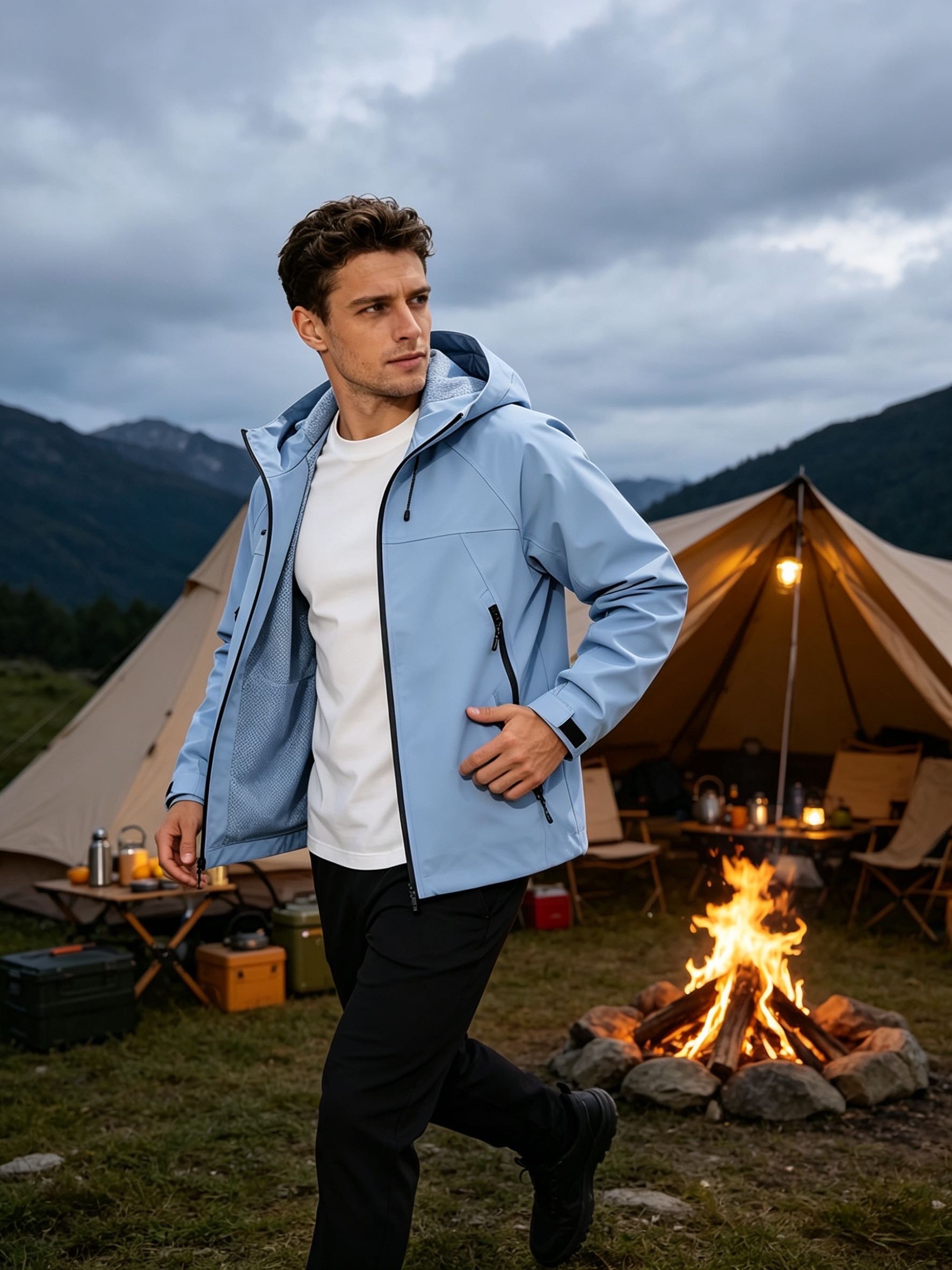 เสื้อแจ็คเก็ตกันลมสำหรับผู้ชาย - Cycling Gear Jacket บทวิจารณ์และราคา