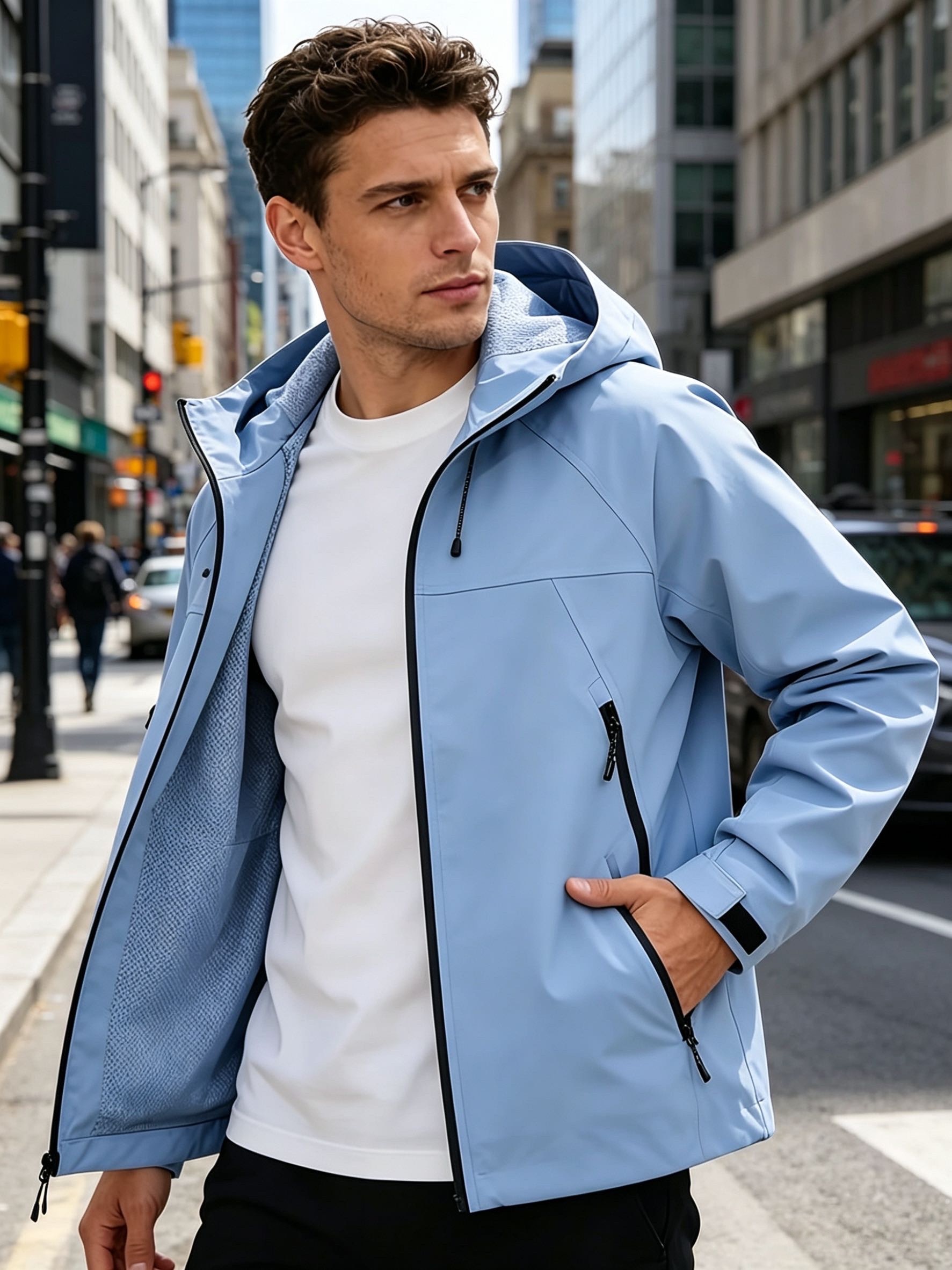 เสื้อแจ็คเก็ตกันลมสำหรับผู้ชาย - Cycling Gear Jacket บทวิจารณ์และราคา